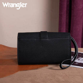 Wrangler Buckle Wallet/Shoulder Bag/Crossbody - Black