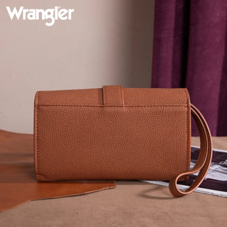 Wrangler Buckle Wallet/Shoulder Bag/Crossbody - Brown