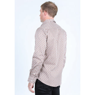Platini Men’s Satin Cotton/Spandex Shirt - Lt. Gray