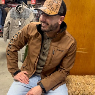 Rodeo Softshell Jacket Cognac/ Black