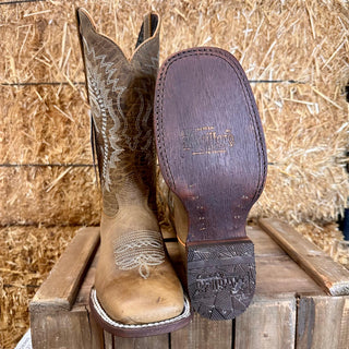 Artillero Square Toe Cowgirl Boot- Desert Tan