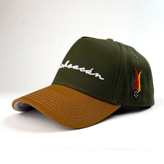 Forty Five "Michoacán" Cap- Green/Brown