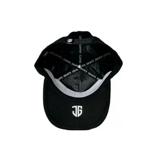 LA Double Rooster Black Embroidered Trucker Hat