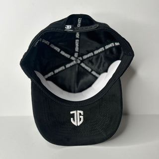 Gallero Black Snapback Hat - Rooster Embroidery Cap