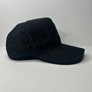 Tomateros de Culiacán W/Black Rhinestones Hat - Black