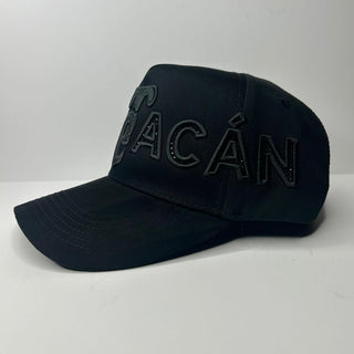Tomateros de Culiacán W/Black Rhinestones Hat - Black