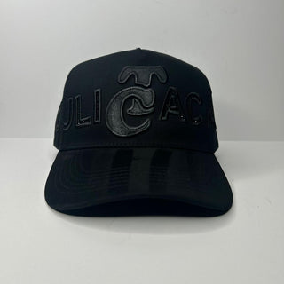 Tomateros de Culiacán W/Black Rhinestones Hat - Black