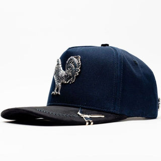 Gallo Embroidery Bigg Boss Snapback- Navy & Chrome