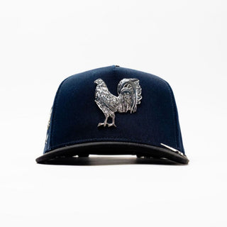 Gallo Embroidery Bigg Boss Snapback- Navy & Chrome