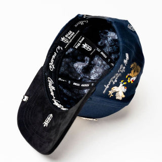 Gallo Embroidery Bigg Boss Snapback- Navy & Chrome