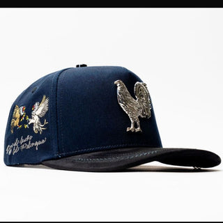 Gallo Embroidery Bigg Boss Snapback- Navy & Chrome