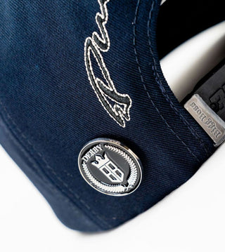 Gallo Embroidery Bigg Boss Snapback- Navy & Chrome