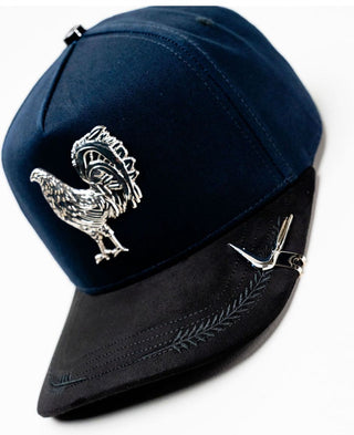 Gallo Embroidery Bigg Boss Snapback- Navy & Chrome