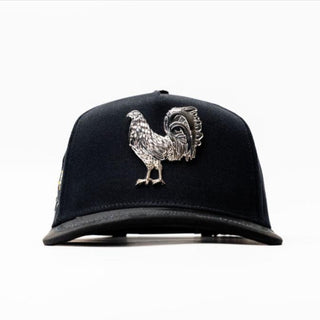 Gallo Embroidery Bigg Boss Snapback- Black & Silver