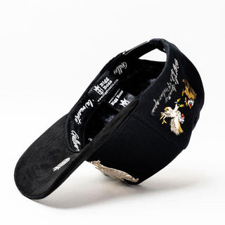 Gallo Embroidery Bigg Boss Snapback- Black & Silver