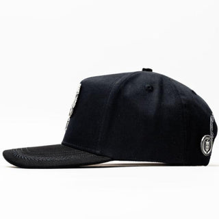 Gallo Embroidery Bigg Boss Snapback- Black & Silver