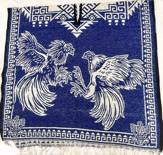 Mexican Poncho/Gabanes Rooster Design