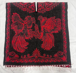 Mexican Poncho/Gabanes Rooster Design