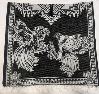 Mexican Poncho/Gabanes Rooster Design