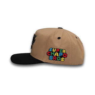 Super Chapo Bros Bigg Boss Cap - Beige