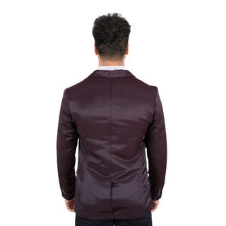Platini Men's Double Button Plum Blazer