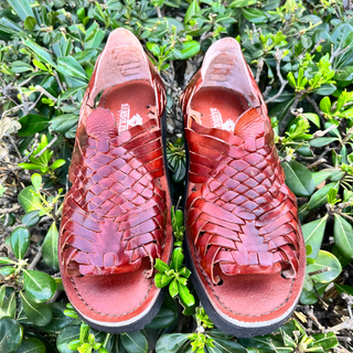 "Eduardo" Men's Pachuco Huaraches - Chestnut