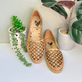 "Ximena" Women's Huaraches - Honey