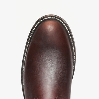 Rancher 10" Men's Pull-On Work Boot - Dark Brown