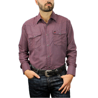 Bandoleros Western Cowboy Shirts - Black & Red