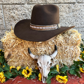 Natalia 100X Moksman Woman's Wool Hat - Café