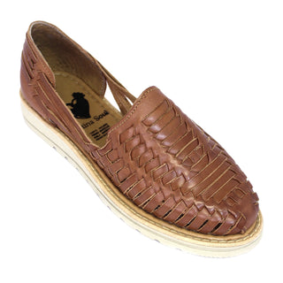 "Carolina" Women's Platform Huaraches - Cafe
