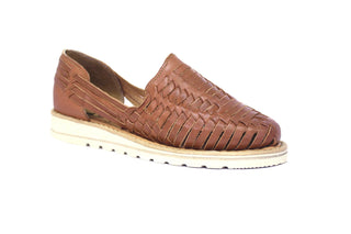 "Carolina" Women's Platform Huaraches - Cafe