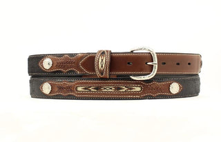 Nocona Kids Conchos And Fabric Southwestern Belt