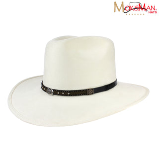 Charlie Moksman Suede Hat - Hueso