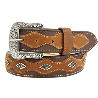 Western Diamond Concho Belt