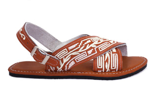 "Alfredo" Men's Cruzado Huaraches - Honey Brown