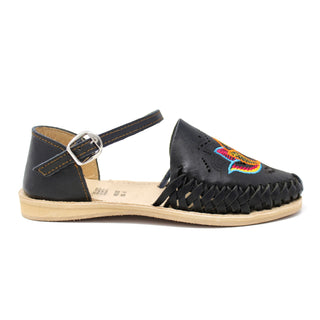 "Davina" Women's Huarache - Black