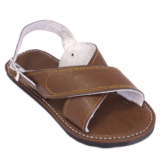 "Carlos" Men's Cruzado Huaraches - Brown