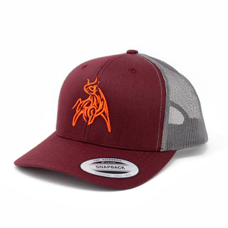 Bull Embroidered Trucker Hat
