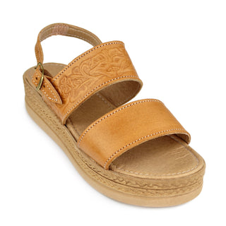 "Elena" 2.0 Women's Platform Sandal - Honey