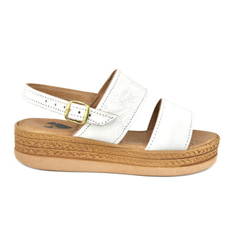 "Elena" 2.0 Women's Platform Sandal - White