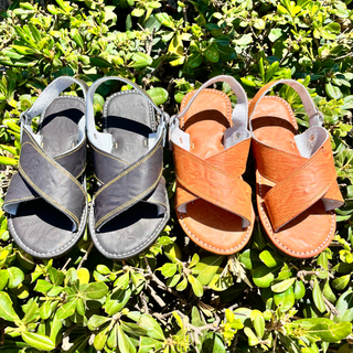 "Carlos" Men's Cruzado Huaraches - Black