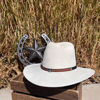 Charlie Moksman Suede Hat - Hueso