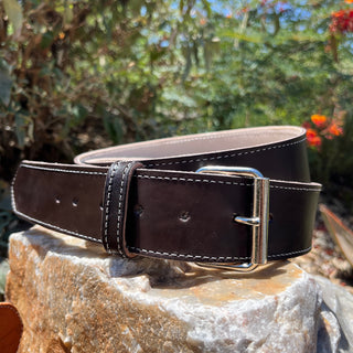 Leather Work Belts (1.75inch) - Café