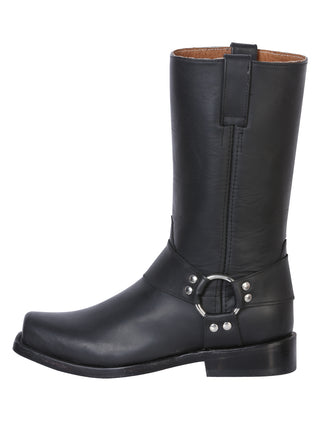 El General Biker Boot - Waxy Black