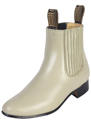 El Besserro Charro Boot - Leather Bone