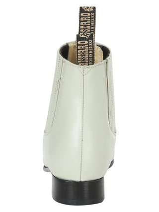 El Besserro Charro Boot - Leather Bone