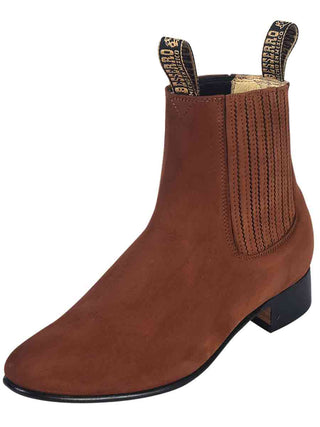 El Besserro Charro Boot - Nobuck Camel