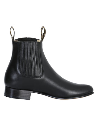 El Besserro Charro Boot - Leather Black