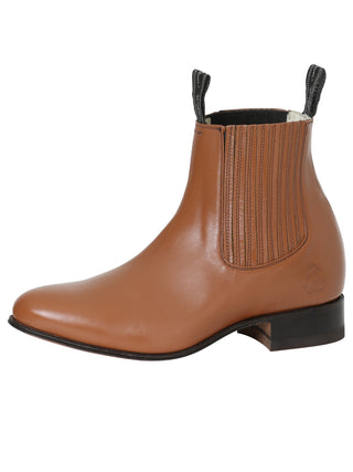 El Canelo - Charro Ankle Boot   - Atlas Maple